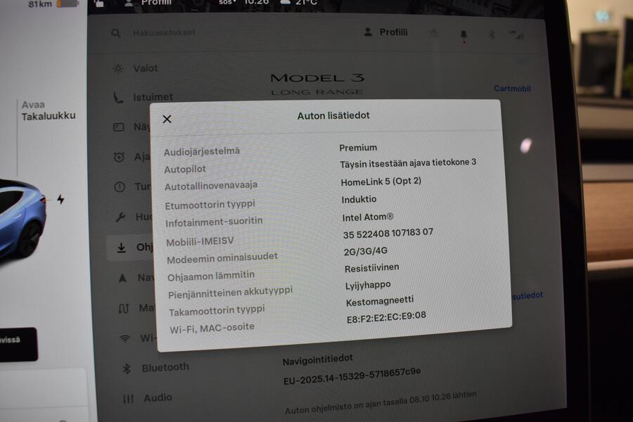 Tesla Model 3 vaihtoauto