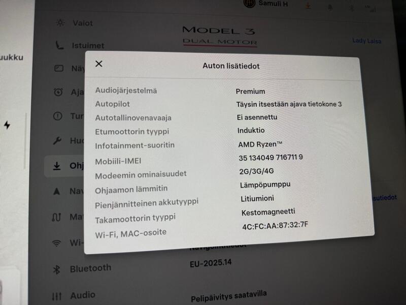 Tesla Model 3 vaihtoauto