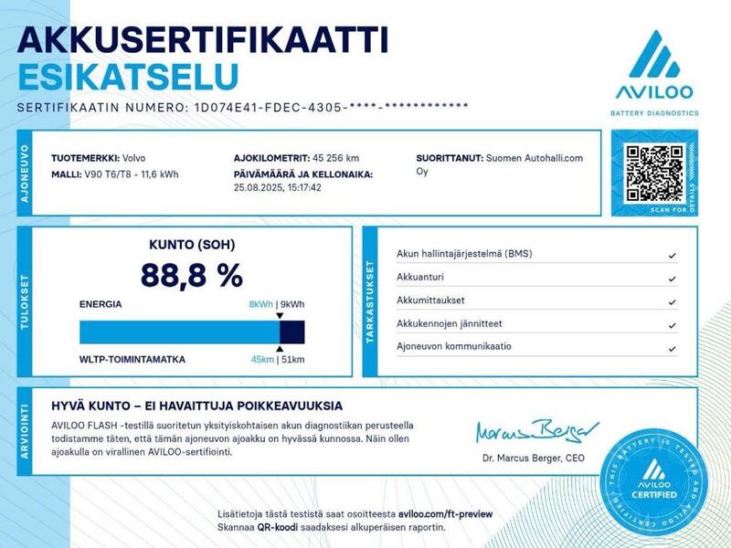 Volvo V90 vaihtoauto