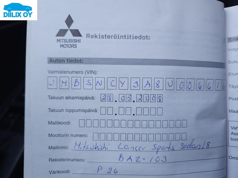 Mitsubishi Lancer vaihtoauto