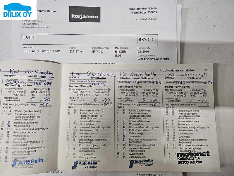 Opel Astra vaihtoauto