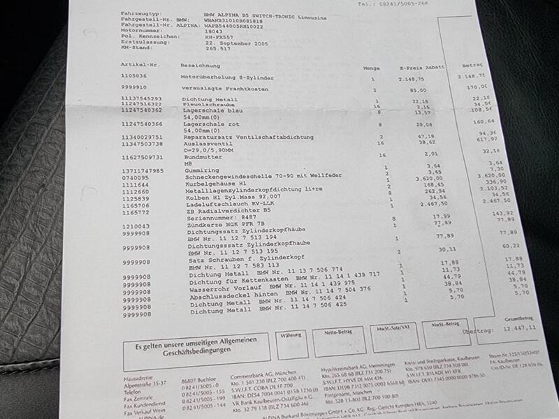 BMW Alpina vaihtoauto