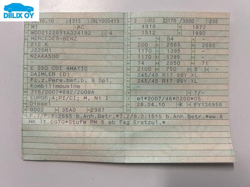 Mercedes-Benz E vaihtoauto