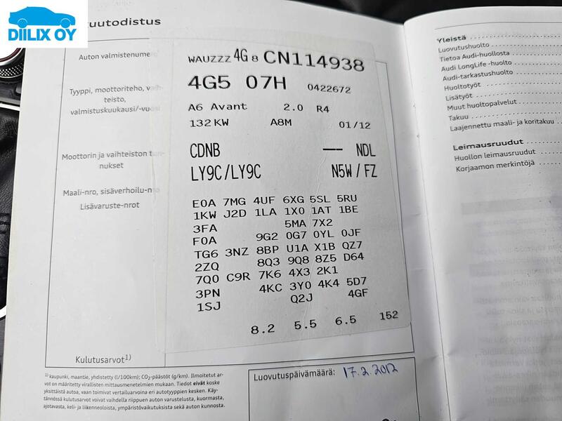 Audi A6 vaihtoauto