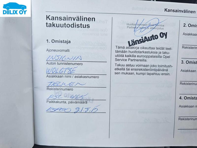 Opel Insignia vaihtoauto