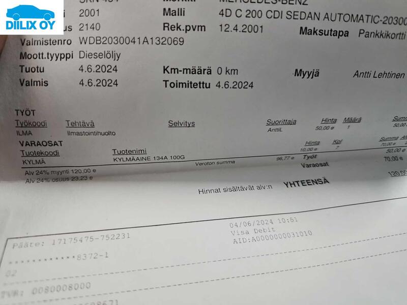 Mercedes-Benz C vaihtoauto