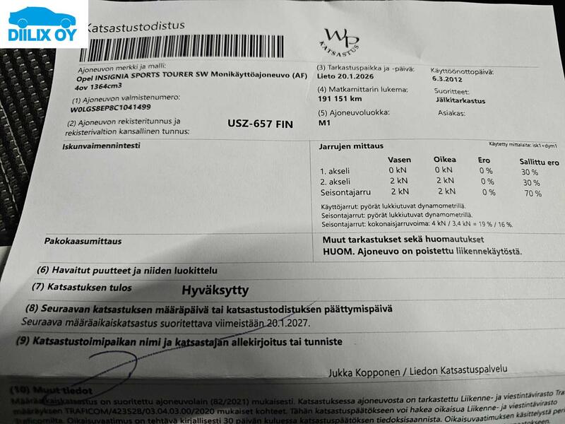 Opel Insignia vaihtoauto