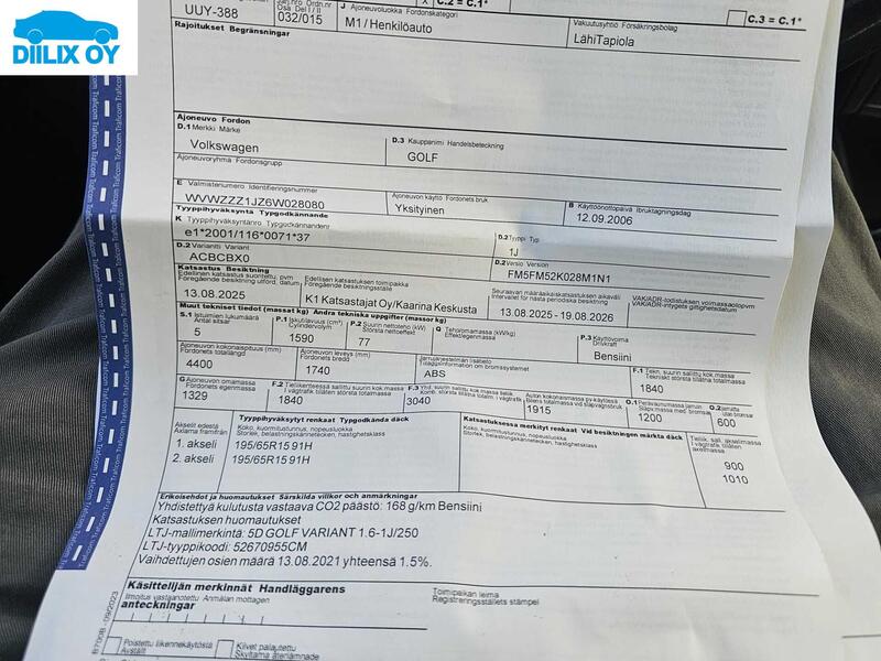 Volkswagen Golf vaihtoauto