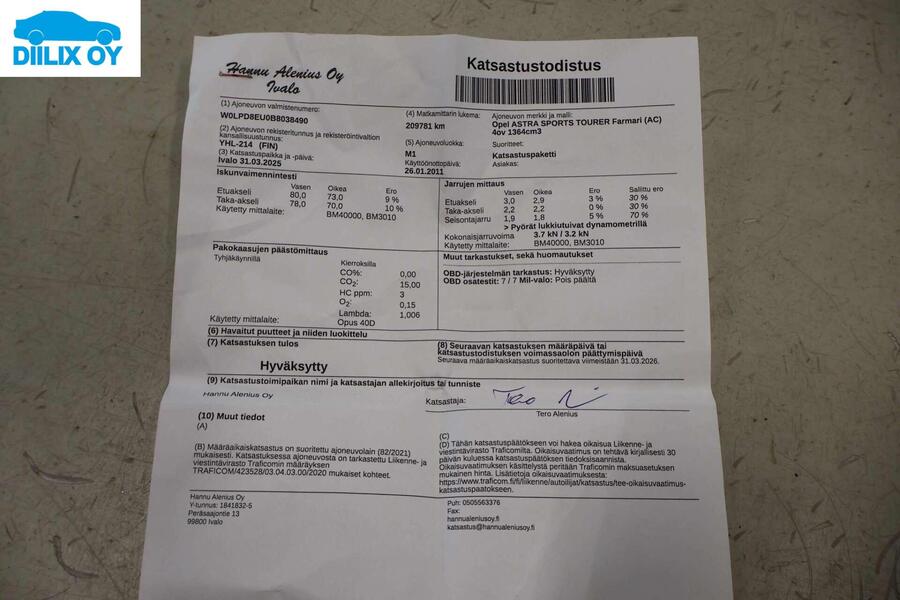 Opel Astra vaihtoauto