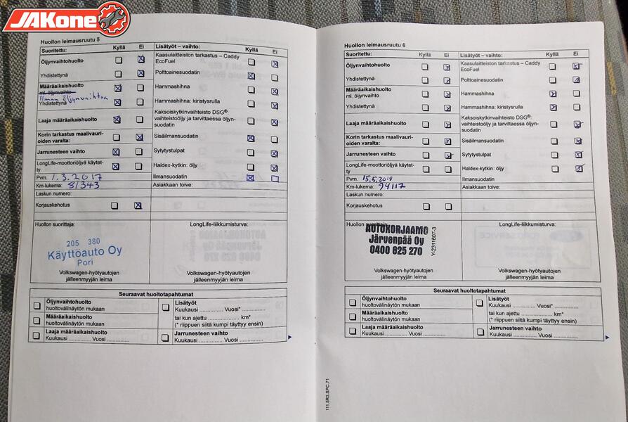 Volkswagen Caddy Maxi vaihtoauto