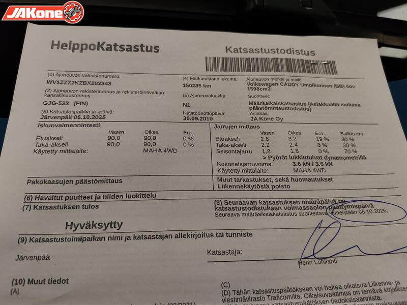 Volkswagen Caddy Maxi vaihtoauto