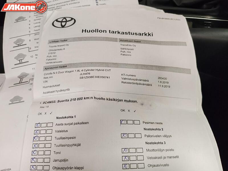 Toyota Corolla vaihtoauto