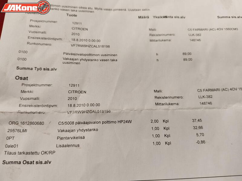 Citroën C5 vaihtoauto