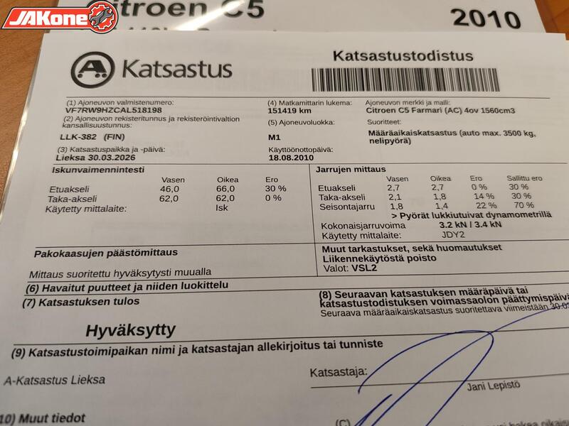 Citroën C5 vaihtoauto