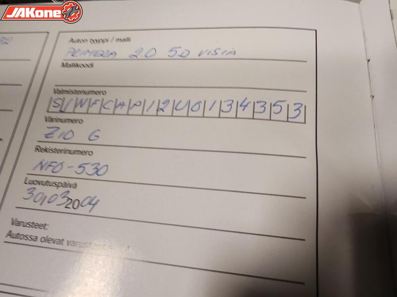 Nissan Primera vaihtoauto