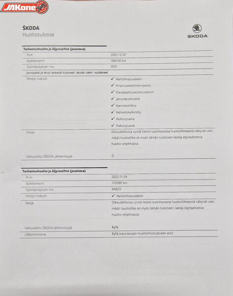 Skoda Yeti vaihtoauto