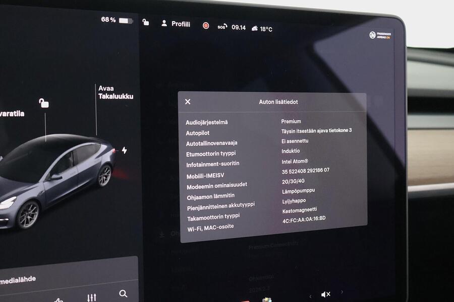 Tesla Model 3 vaihtoauto