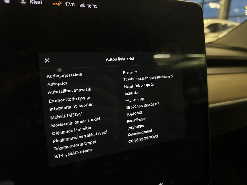 Tesla Model 3 vaihtoauto