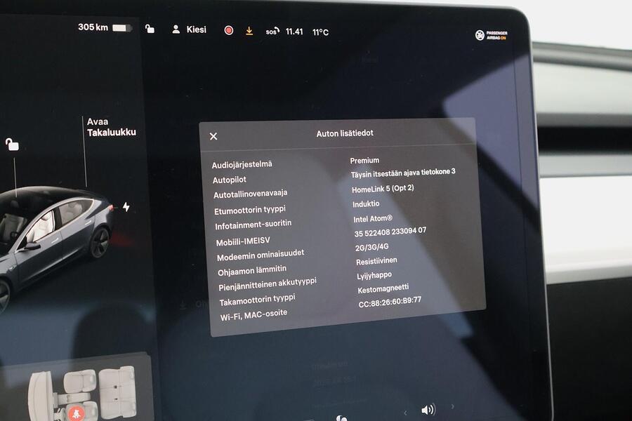 Tesla Model 3 vaihtoauto