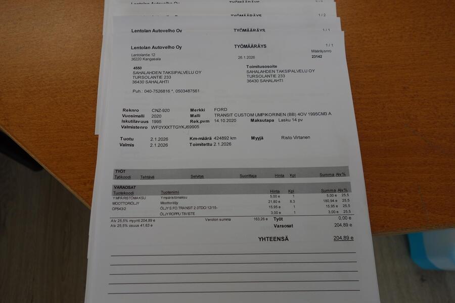 Ford Transit Custom vaihtoauto