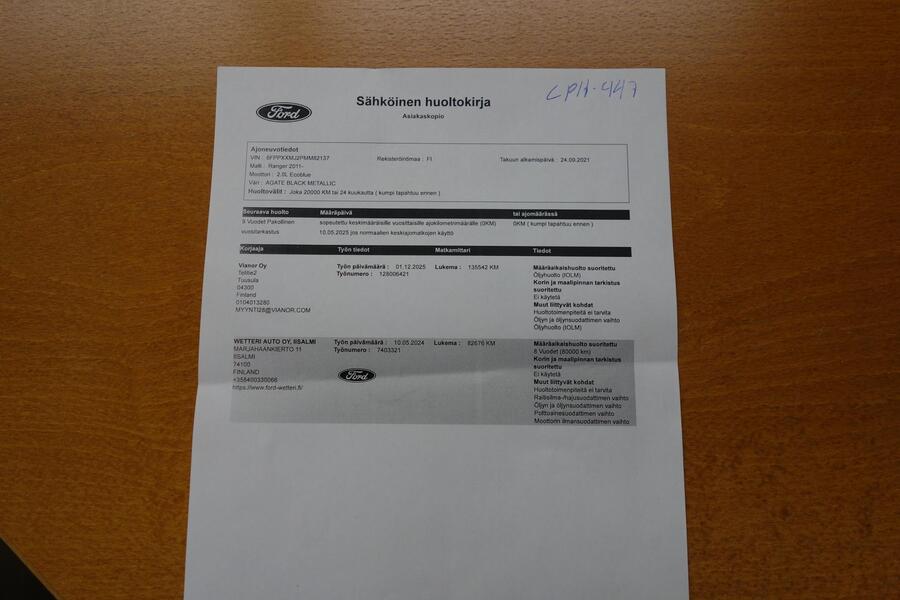 Ford Ranger vaihtoauto