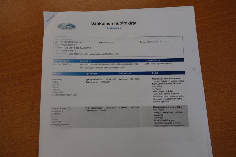 Ford Transit vaihtoauto