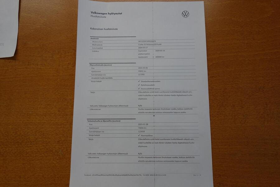 Volkswagen Crafter vaihtoauto