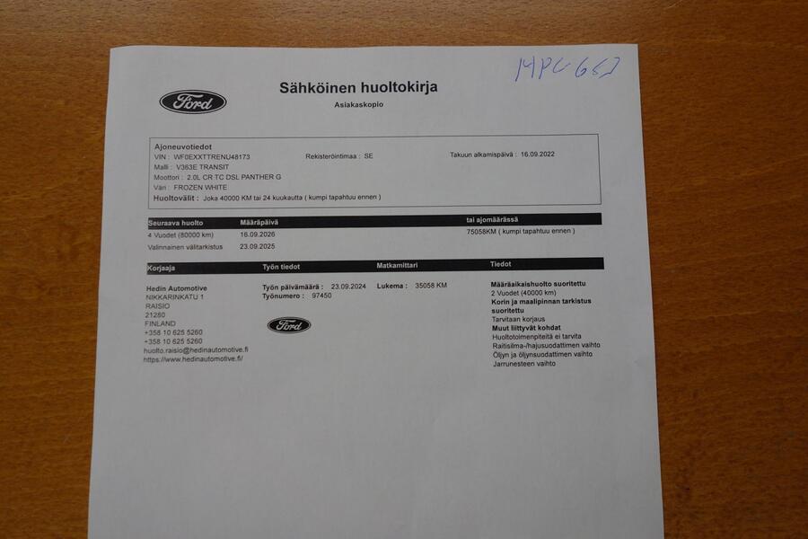 Ford Transit vaihtoauto