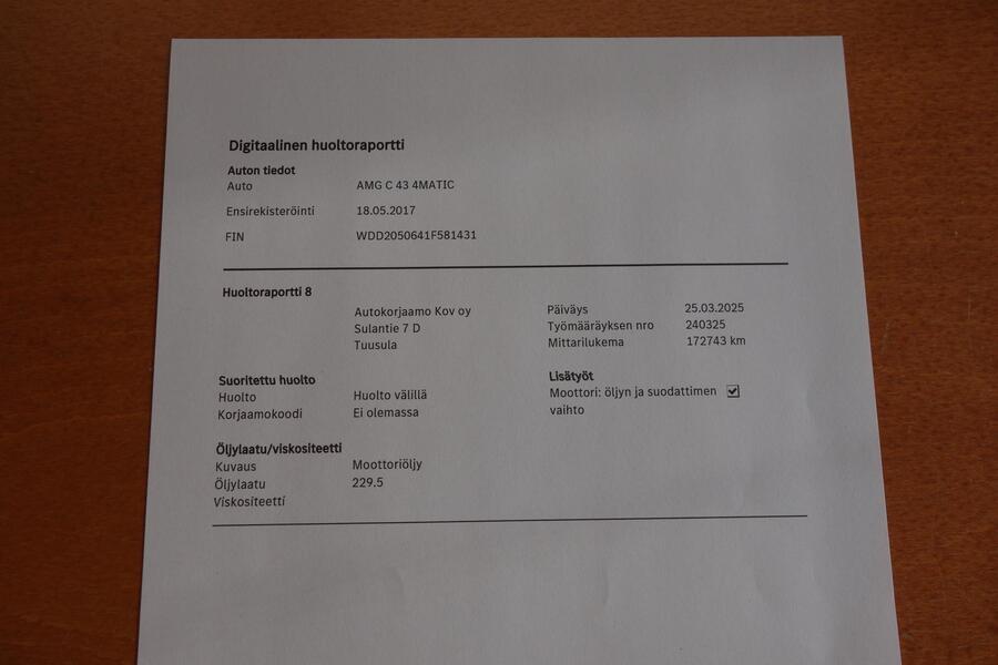 Mercedes-Benz C vaihtoauto