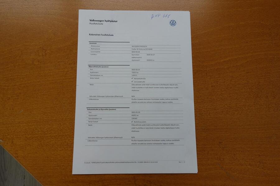 Volkswagen Crafter vaihtoauto