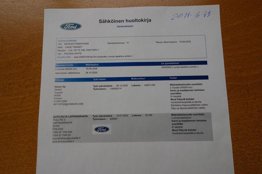 Ford Transit vaihtoauto