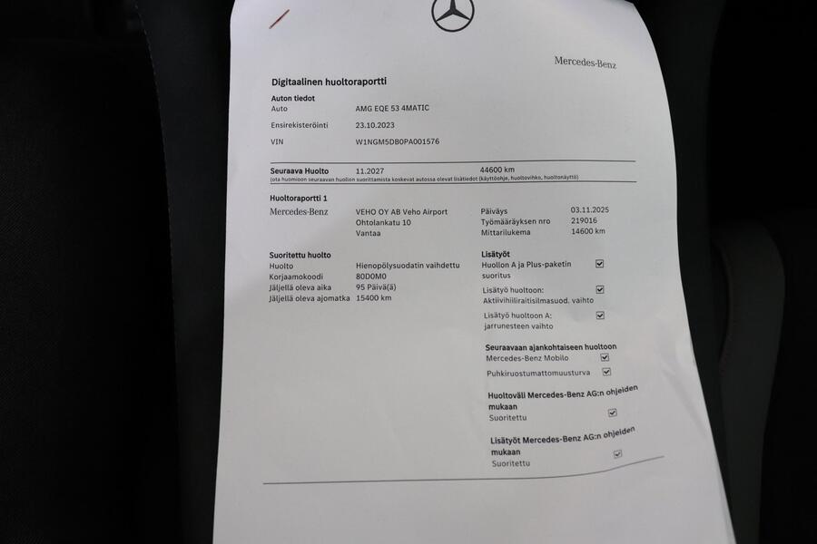 Mercedes-Benz EQE vaihtoauto