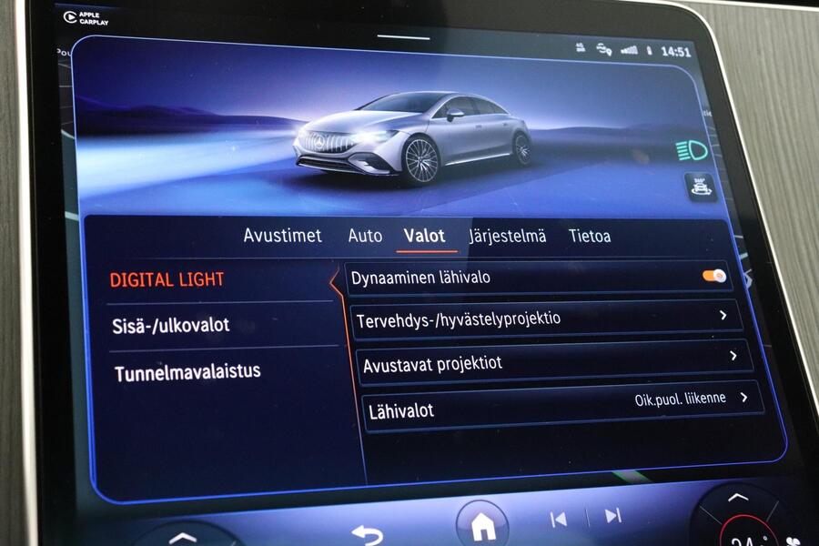 Mercedes-Benz EQE vaihtoauto