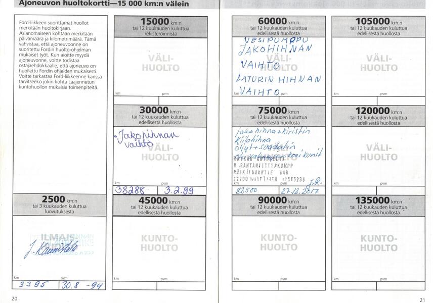 Ford Escort vaihtoauto