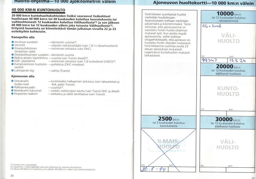 Ford Escort vaihtoauto