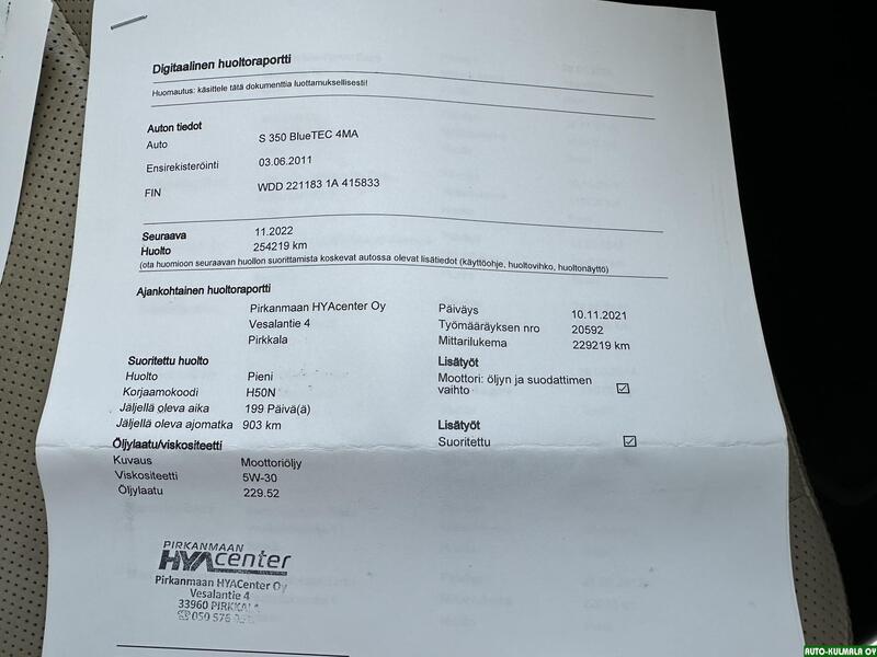 Mercedes-Benz S vaihtoauto