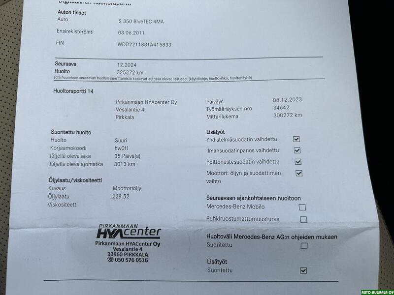 Mercedes-Benz S vaihtoauto