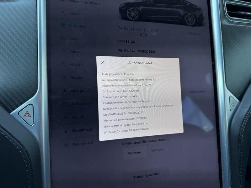 Tesla Model S vaihtoauto