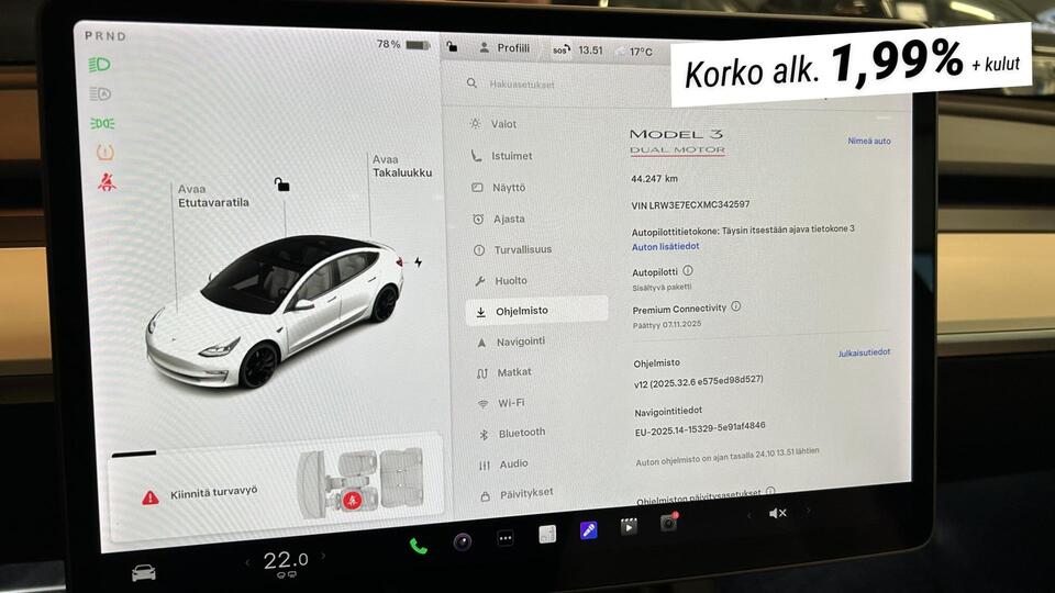 Tesla Model 3 vaihtoauto