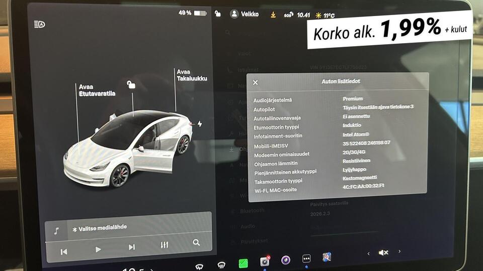 Tesla Model 3 vaihtoauto