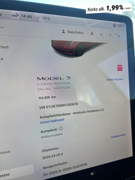 Tesla Model 3 vaihtoauto