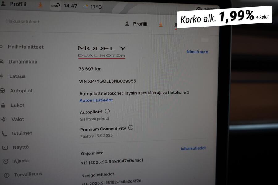 Tesla Model Y vaihtoauto