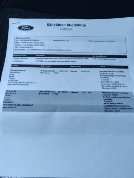 Ford Transit Connect vaihtoauto