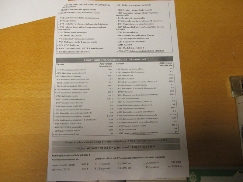 Mercedes-Benz V vaihtoauto