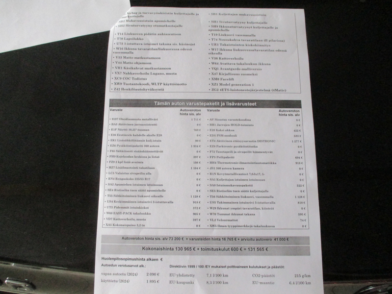 Mercedes-Benz V vaihtoauto