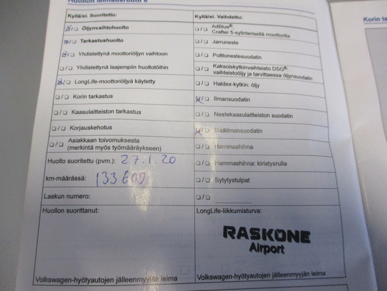 Volkswagen Crafter vaihtoauto