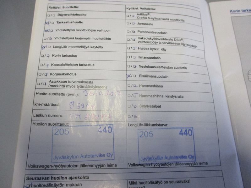 Volkswagen Crafter vaihtoauto