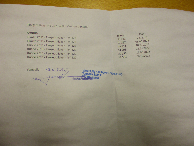 Peugeot Boxer vaihtoauto