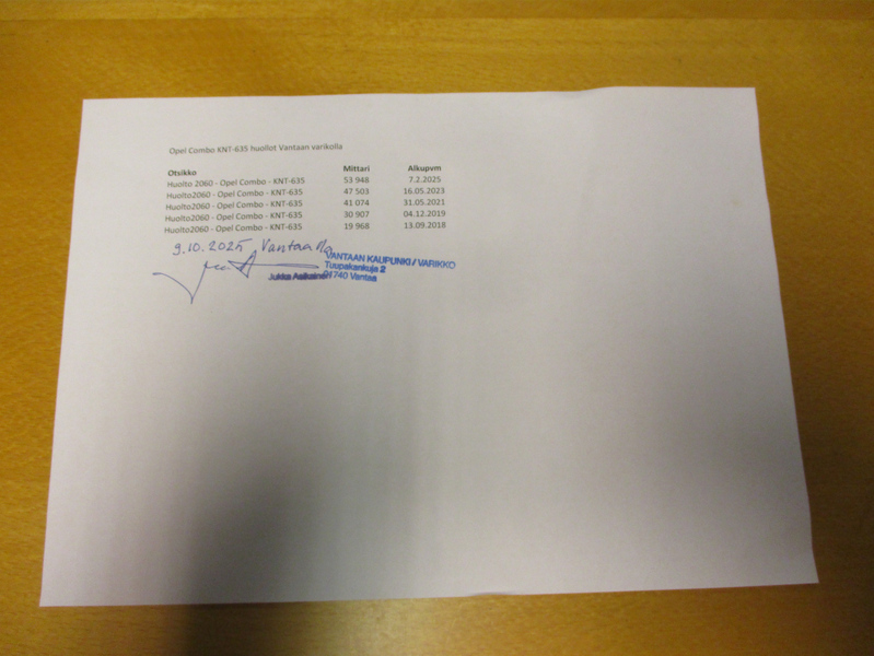 Opel Combo Van vaihtoauto