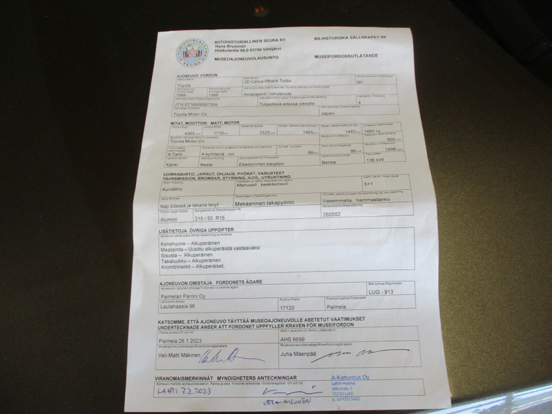 Toyota Celica vaihtoauto